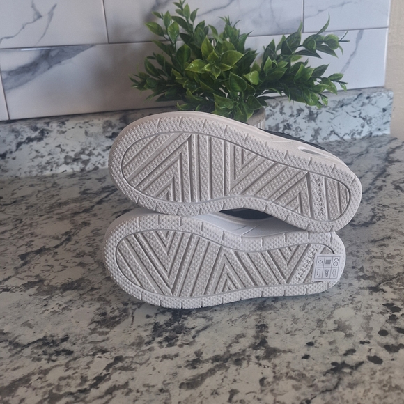 Skechers Kids' Black and White Sneakers - Picture 2 of 7
